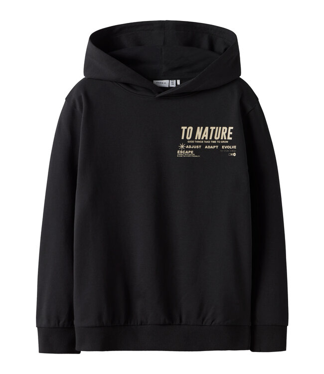 Name it winter sweater jongens - zwart - NkmLaurel