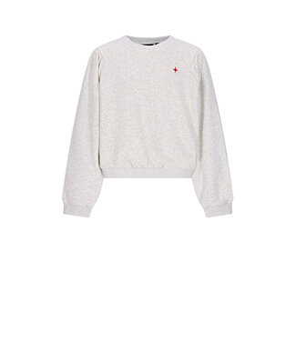 NoBell winter sweater meisjes - grijs - Kaila - furry