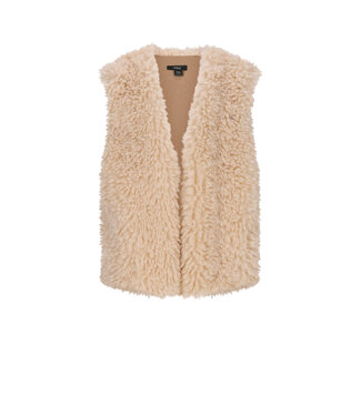 NoBell winter gilet meisjes -ivoor - Kath - furry
