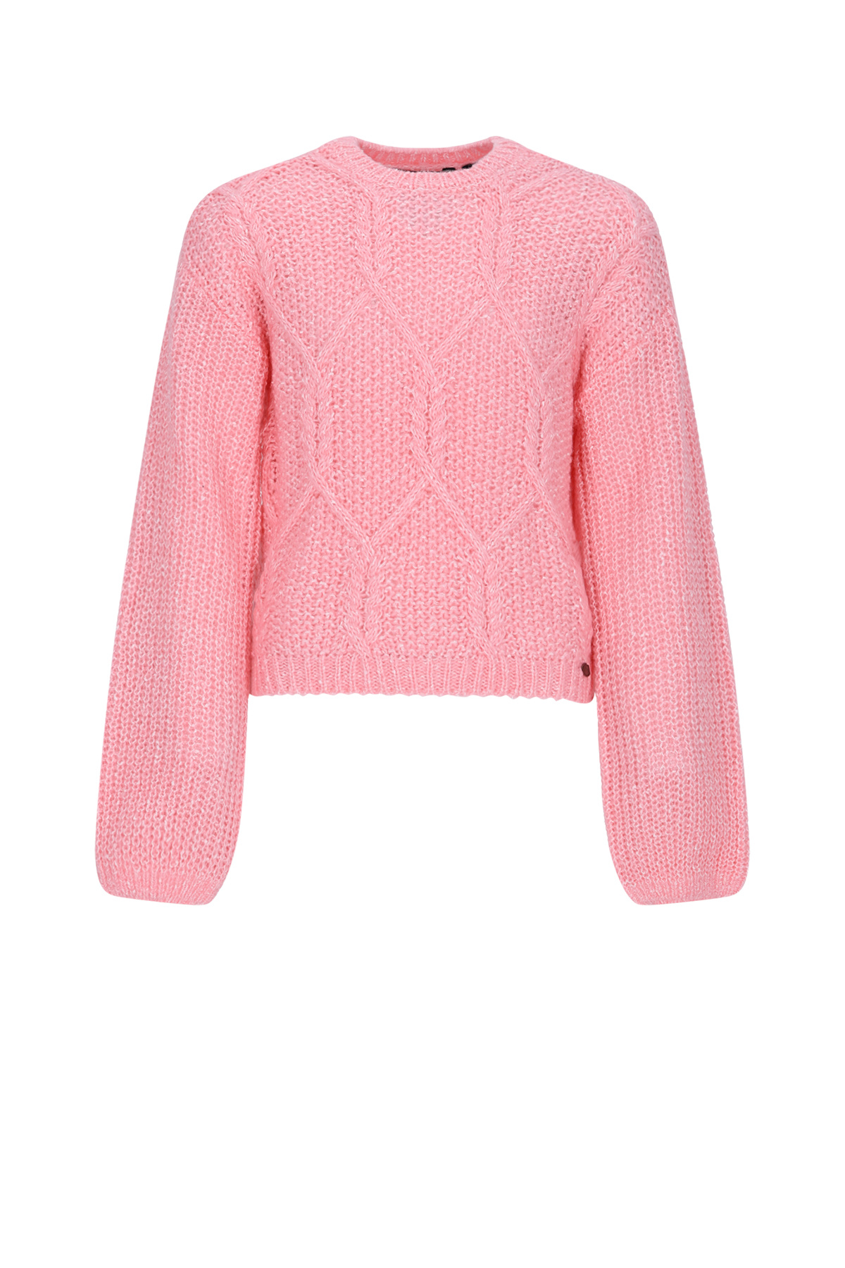 NoBell winter sweater meisjes - roze - Katy - gebreid afbeelding