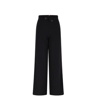 NoBell winter wide leg broek meisjes - zwart - Sally - rib