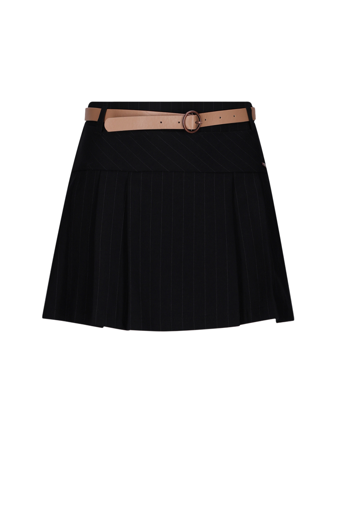 NoBell winter rok meisjes - zwart - Nimmy - met riem, pinstripe afbeelding
