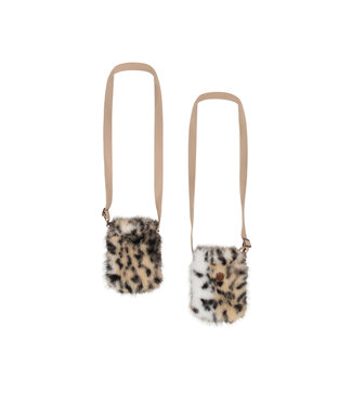 NoBell winter tas meisjes - bruin - Bag - animal fur
