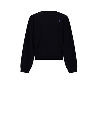 NoBell winter sweater meisjes - navy blauw - Kaila - furry