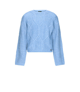 NoBell winter sweater meisjes - licht blauw - Katy - gebreid