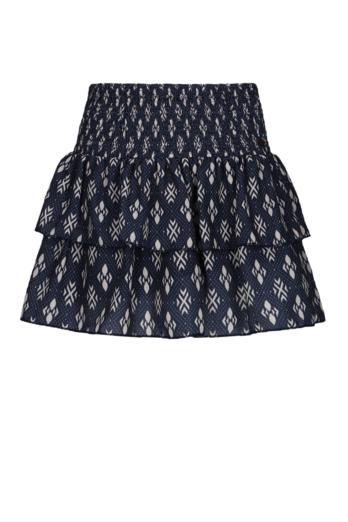NoBell winter rok meisjes - navy blauw - Nika - smocked, laagjes afbeelding