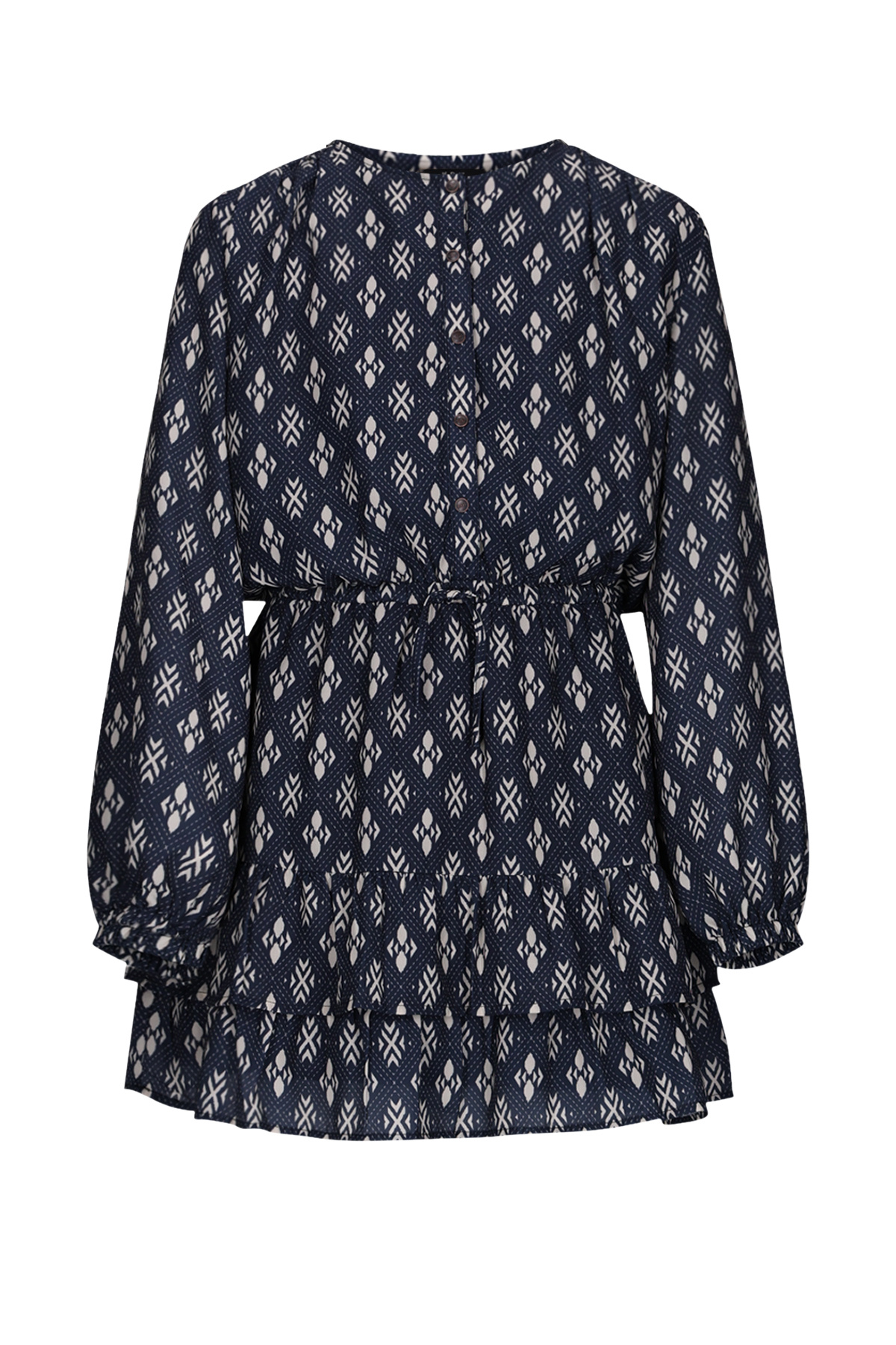 NoBell winter jurk meisjes - navy blauw - Mayal afbeelding