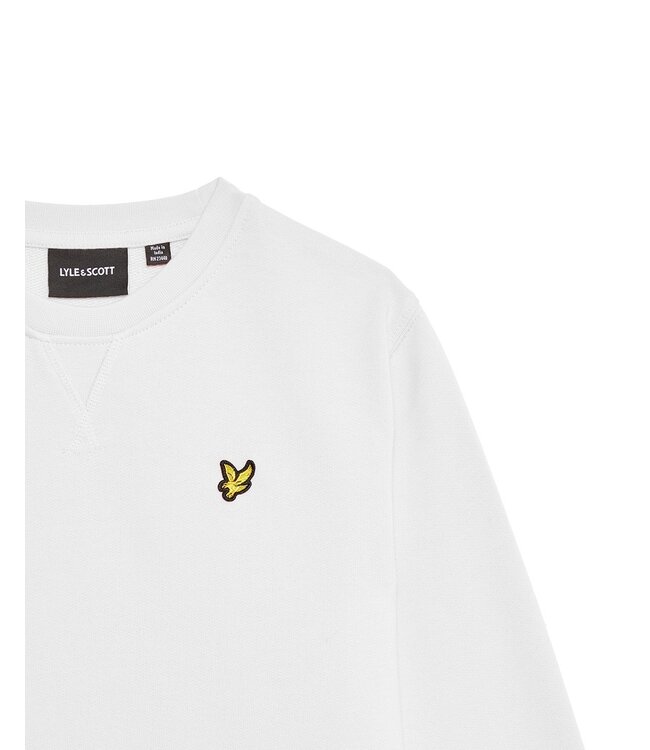 Lyle & Scott winter sweater jongens - wit