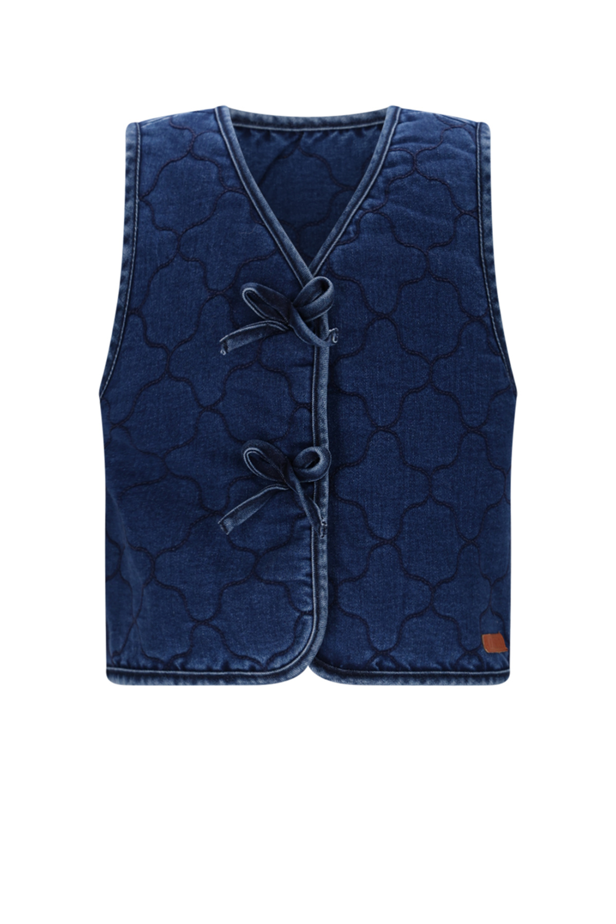 NoNo winter denim stepped gilet meisjes - blauw - Kaby afbeelding