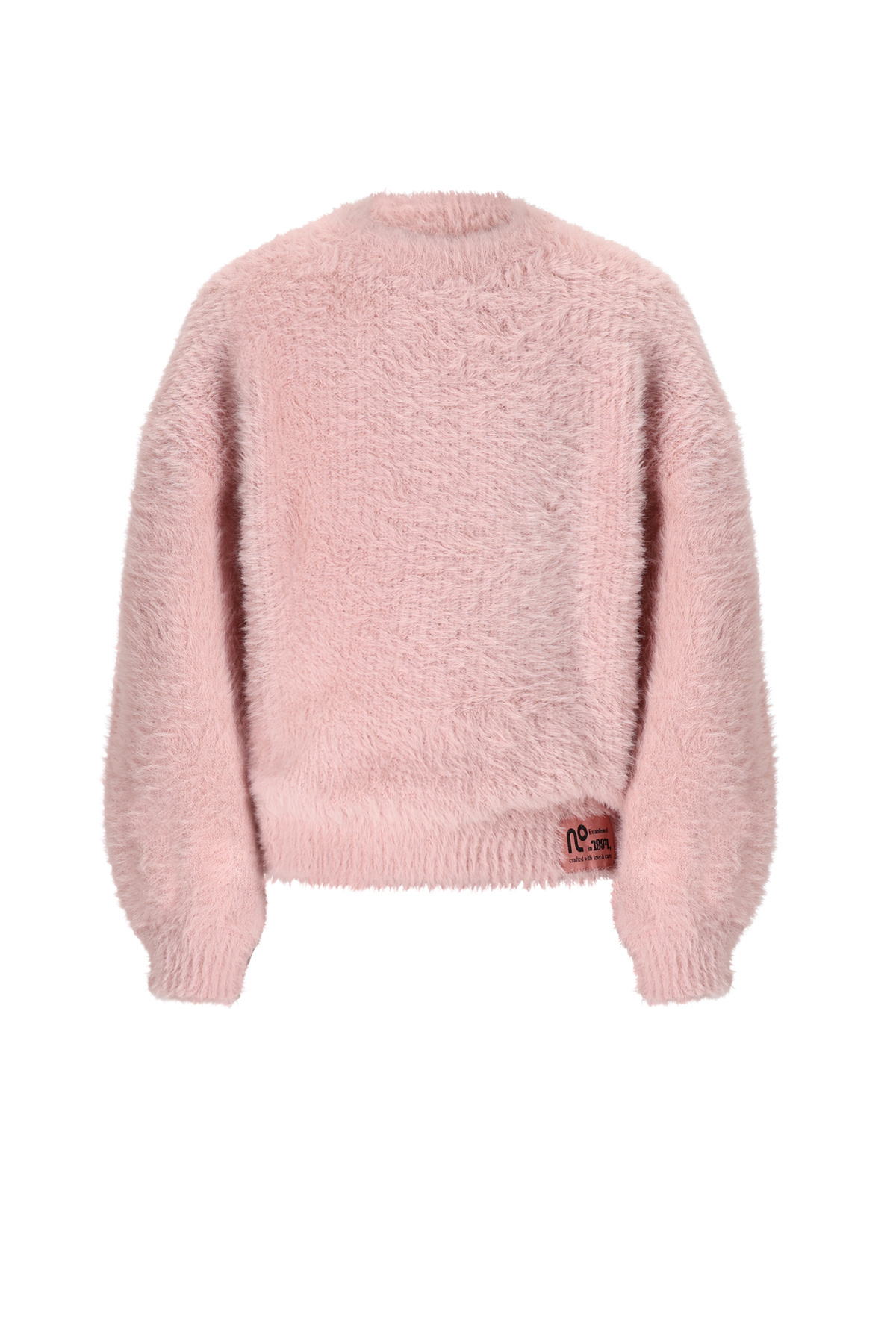 NoNo winter sweater meisjes - roze - Kate - zacht, fluffy, gebreid afbeelding