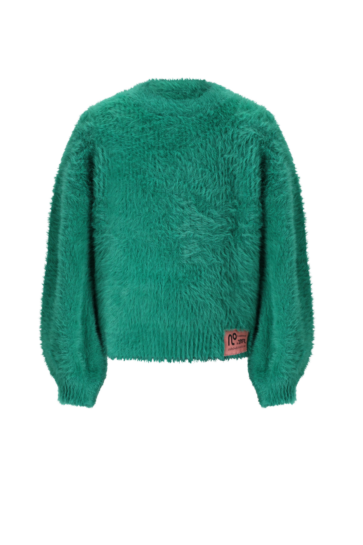 NoNo winter sweater meisjes - groen - Kate - gebreid, zacht, fluffy afbeelding
