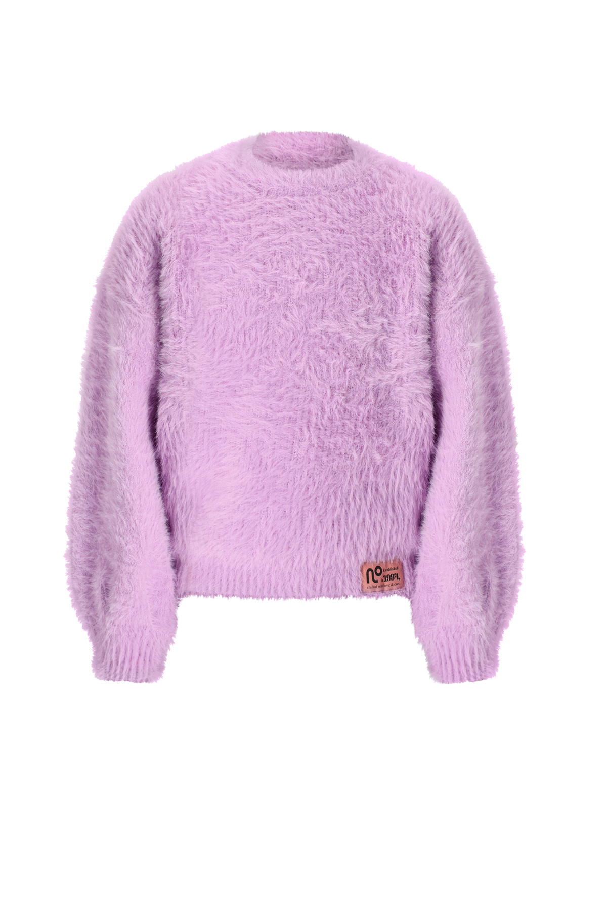 NoNo winter sweater meisjes - paars - Kate - gebreid, zacht, fluffy afbeelding