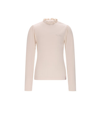 NoNo winter jersey t-shirt meisjes - ivoor - Koss - ecovero, rib