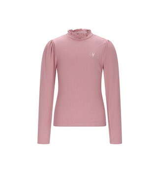 NoNo winter jersey t-shirt meisjes - roze - Koss - ecovero, rib