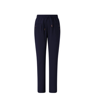 NoNo winter getailleerde broek meisjes - navy blauw - Snooze - interlock