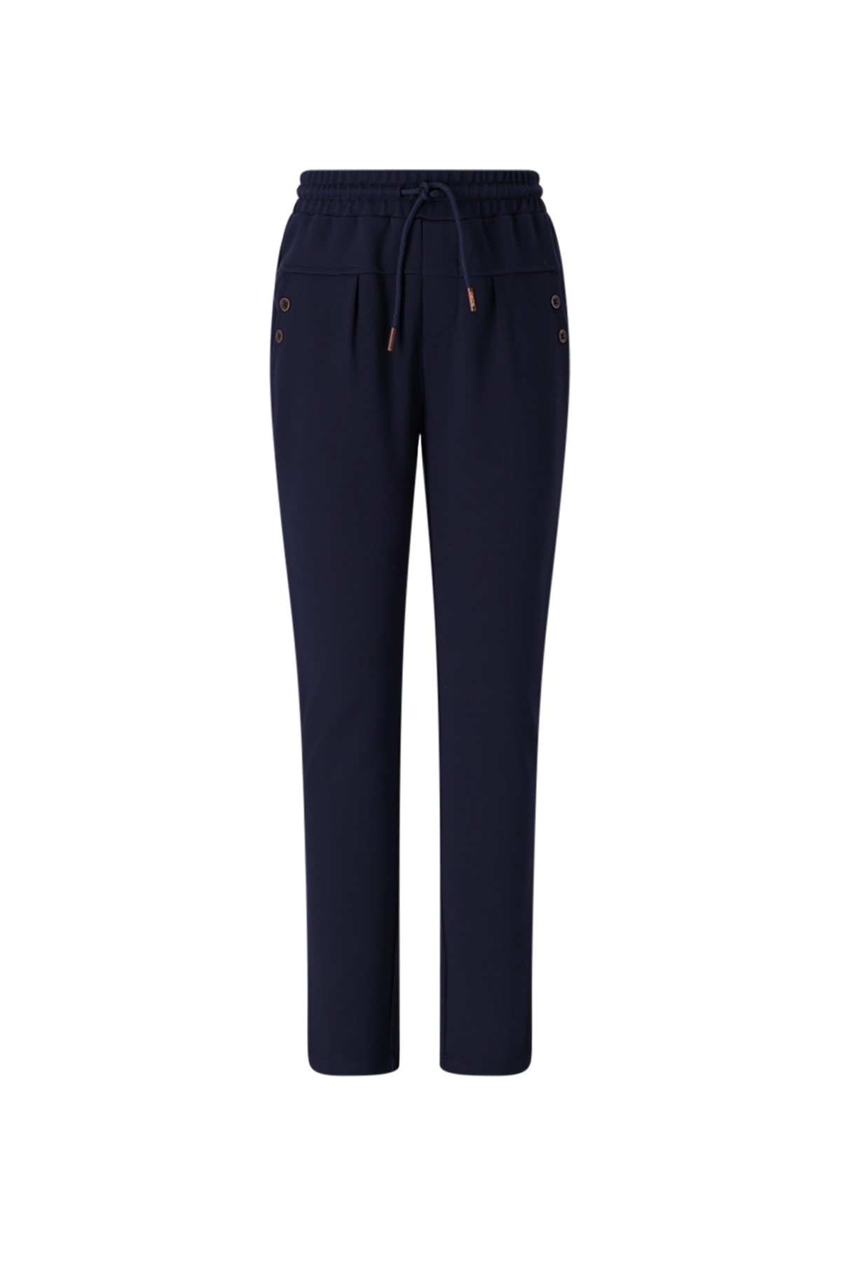 NoNo winter getailleerde broek meisjes - navy blauw - Snooze - interlock afbeelding