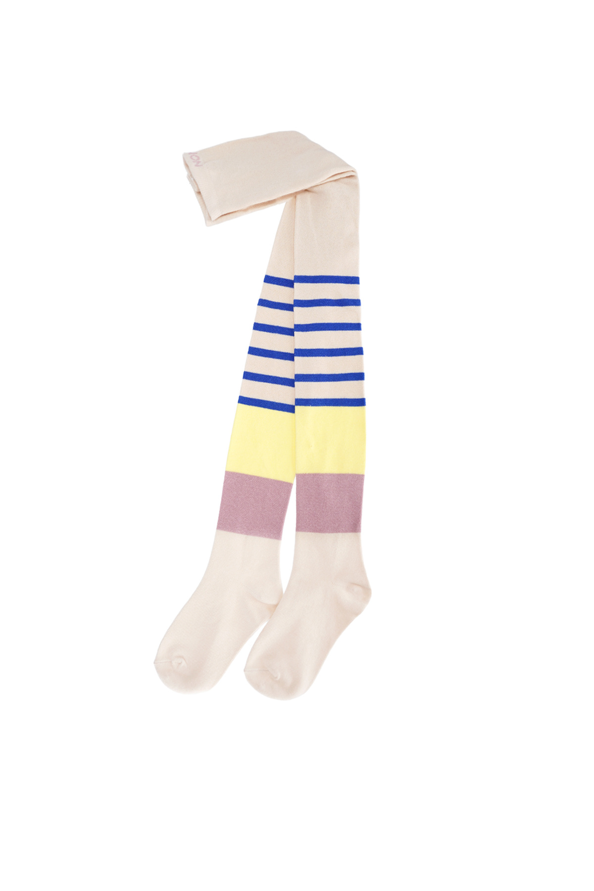 NoNo winter colorblocking maillot meisjes - geel - Rachel - gestreept afbeelding