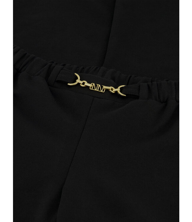 Nik&Nik winter flare broek meisjes - zwart - Sage