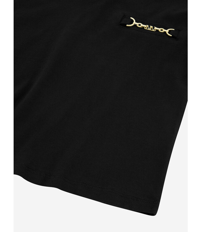 Nik&Nik winter t-shirt meisjes - zwart - Sage