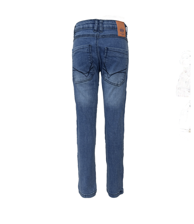 Dutch Dream denim winter jeans broek jongens - blauw - slim fit - Furaha