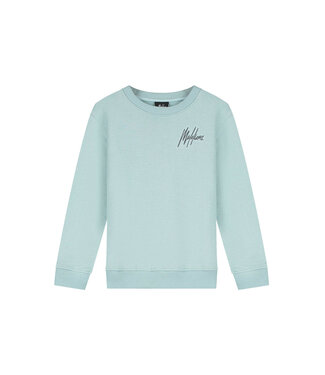 Malelions winter sweater jongens - blauw/grijs - signature, gestreept