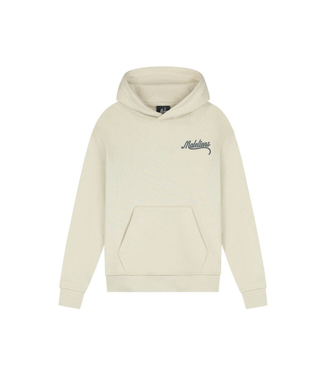Malelions winter hoodie jongens - beige - Theatre