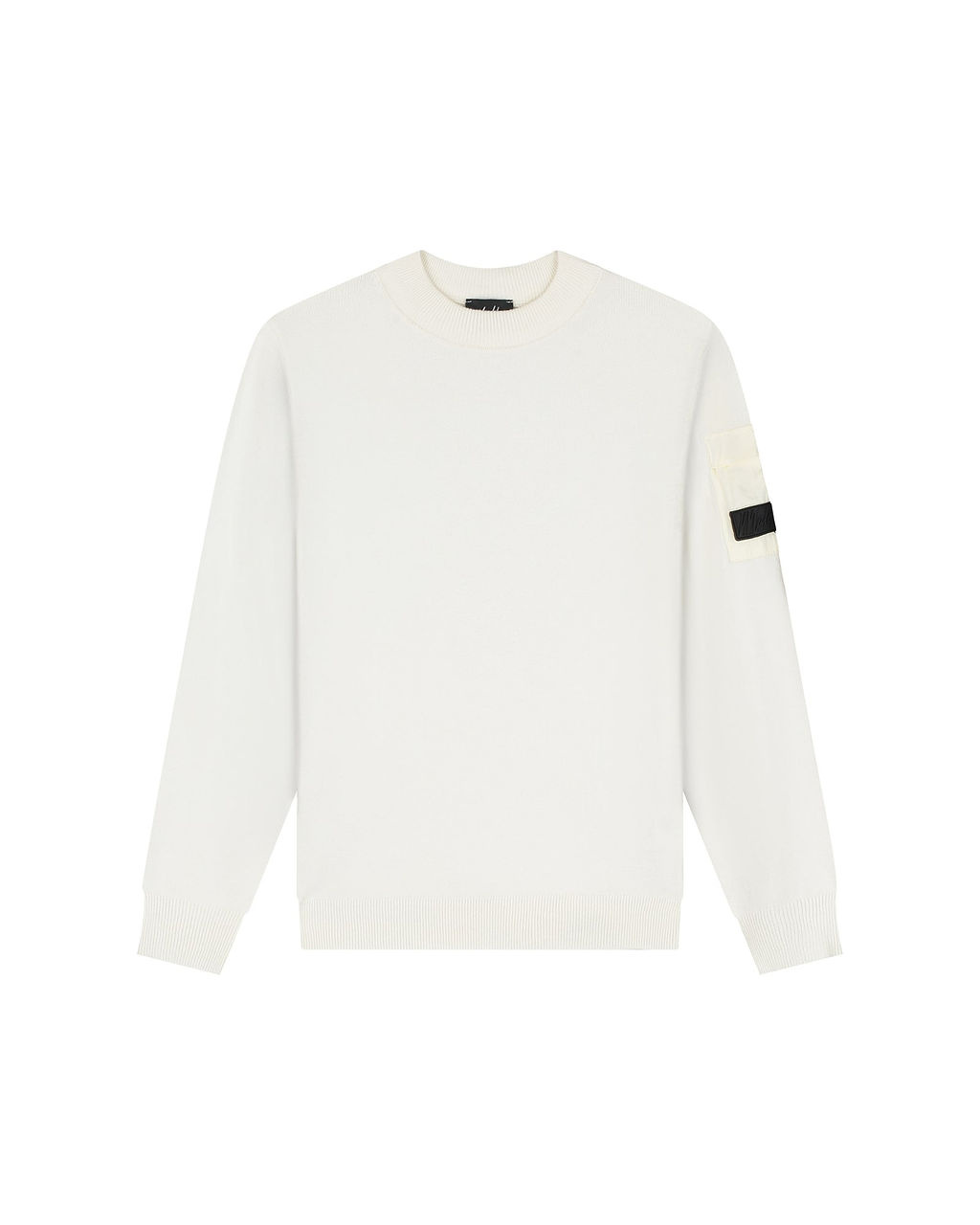 Malelions winter sweater jongens - wit - gebreid, zak afbeelding