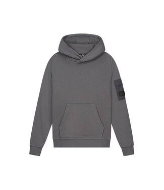 Malelions winter hoodie jongens - grijs - nylon, zak