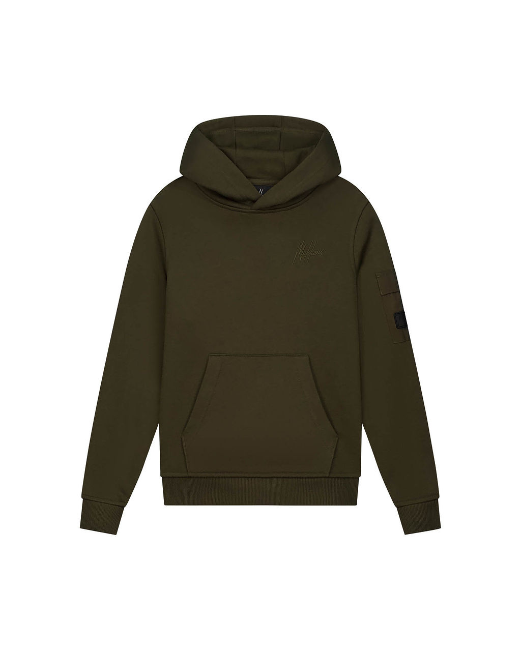 Malelions winter hoodie jongens - groen - nylon, zak afbeelding