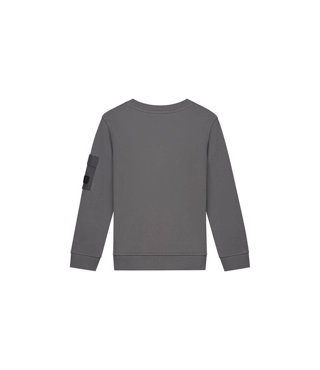 Malelions winter sweater jongens - grijs - nylon, zak