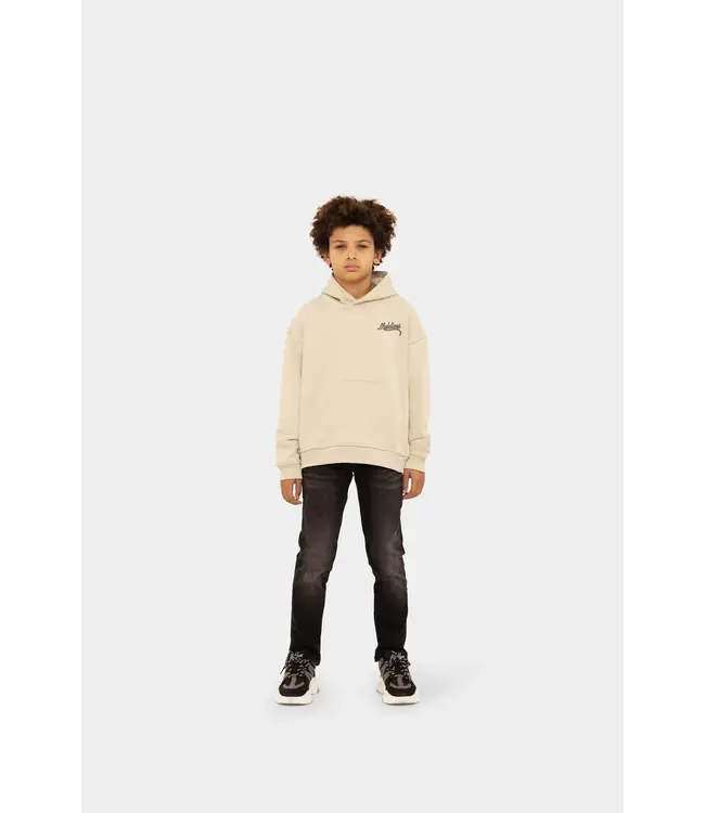 Malelions winter hoodie jongens - beige - Theatre