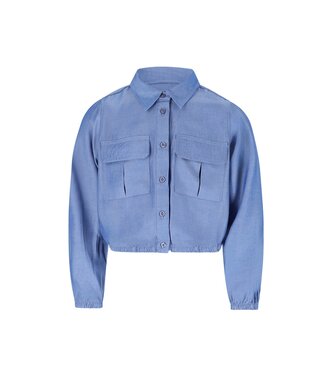 Like Flo winter blouse meisjes teens - blauw - Candy - grote zakken