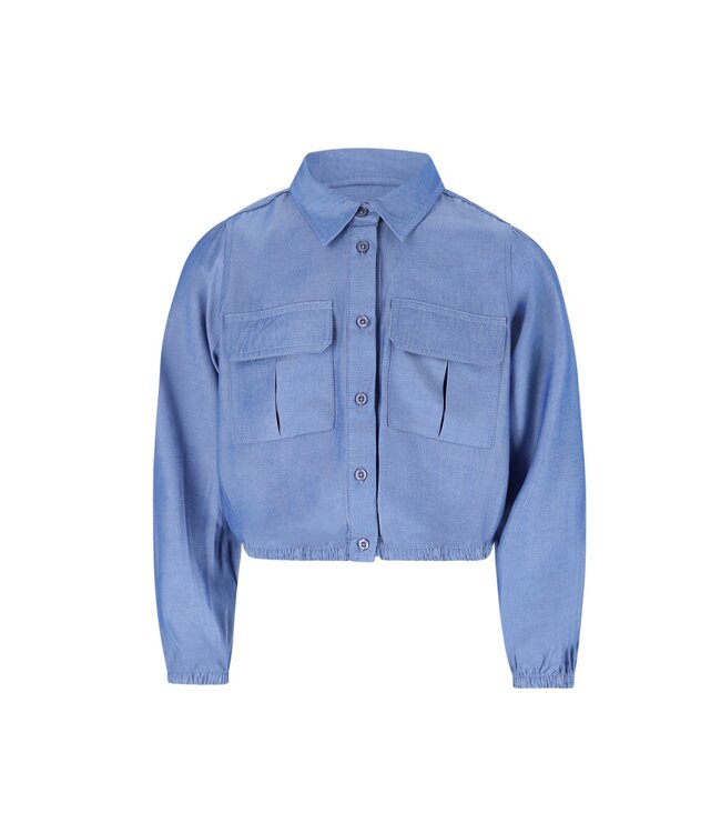 Like Flo winter blouse meisjes teens - blauw - Candy - grote zakken