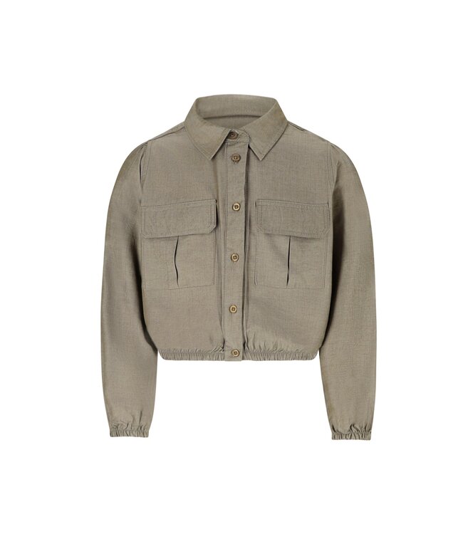 Like Flo winter blouse meisjes teens - groen - Candy - grote zakken