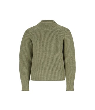 Like Flo winter sweater meisjes teens - groen - Daisy - kort - gebreid