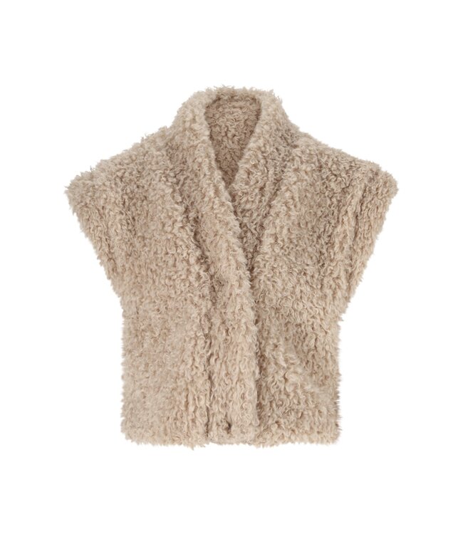 Like Flo winter sweater meisjes teens - beige - Djo - fur