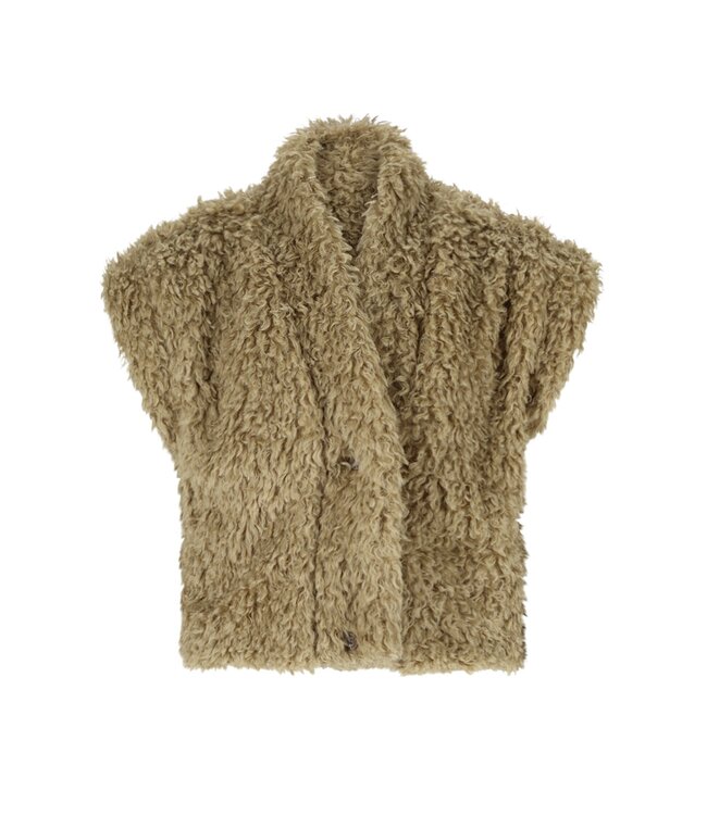 Like Flo winter sweater meisjes teens - groen - Djo - fur