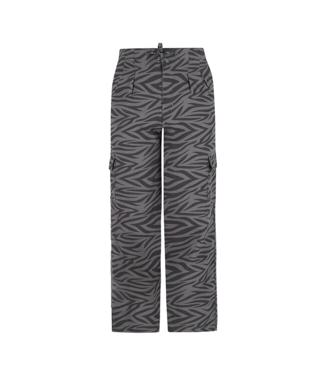 Like Flo winter twill broek meisjes teens - grijs - Fiene - zijzakken