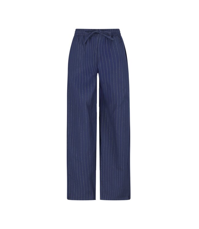 Like Flo winter wideleg broek meisjes teens - navy blauw - Filly - pinstripe