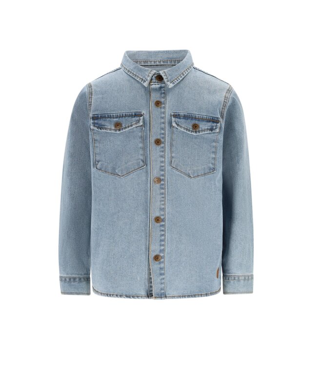 Like Flo winter denim blouse jongens - blauw - Charlies