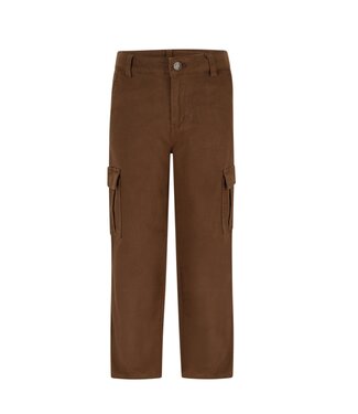 Like Flo winter twill cargo broek jongens - bruin - Frankys