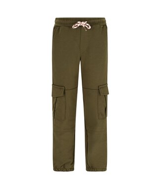 Like Flo winter cargo sweat broek jongens - groen - Feddes