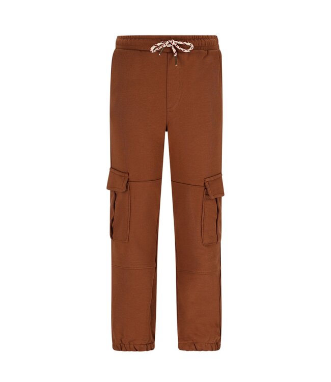 Like Flo winter cargo sweat broek jongens - bruin - Feddes