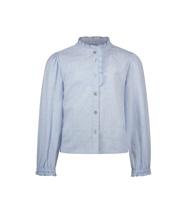 Like Flo winter blouse meisjes - blauw - Cleo - geweven