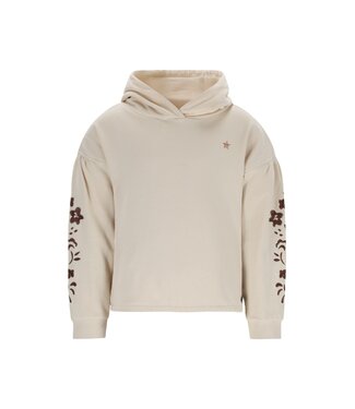 Like Flo winter sweater meisjes - beige - Dyla - capuchon