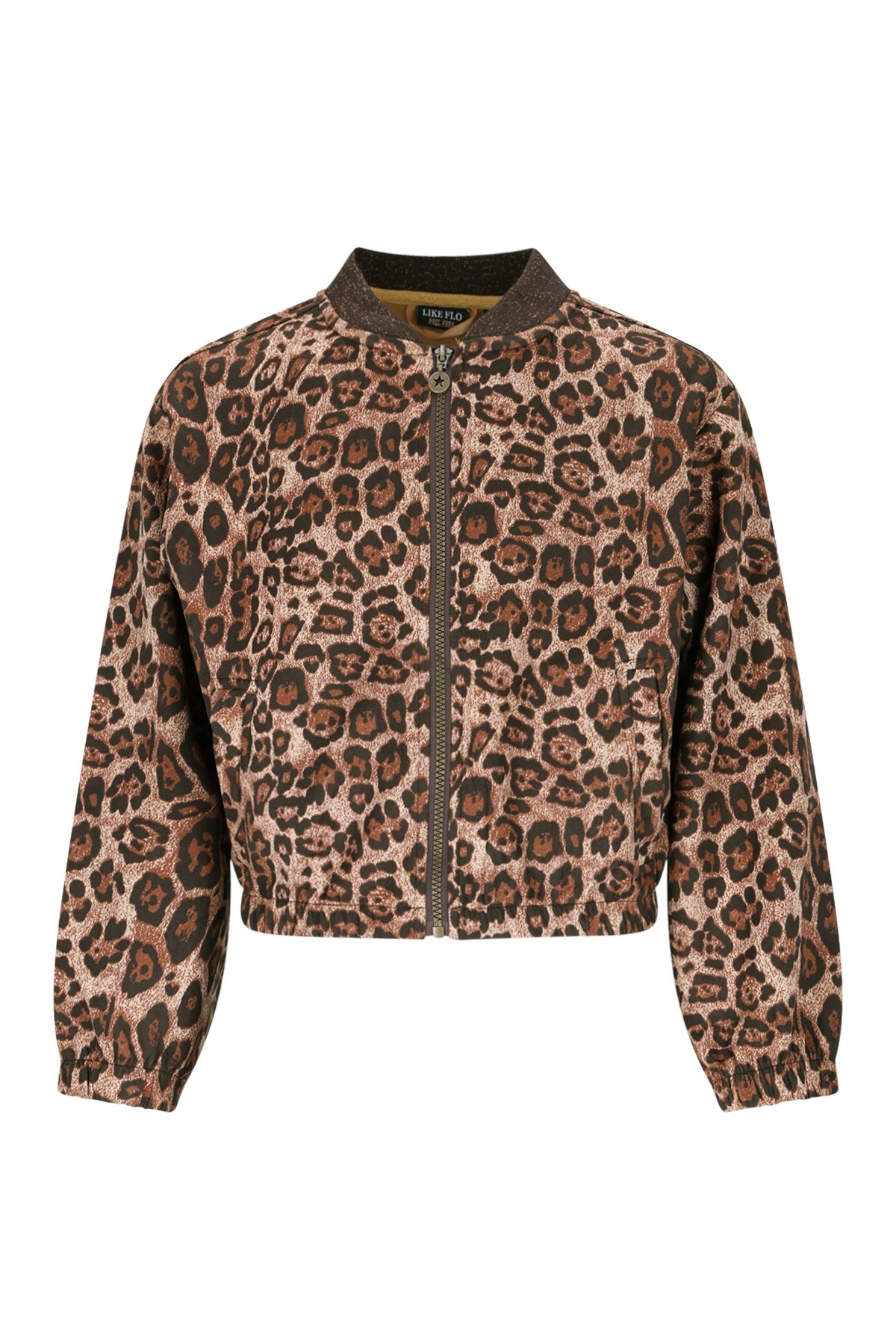 Like Flo winter vest meisjes - bruin - Diala - ritssluiting afbeelding