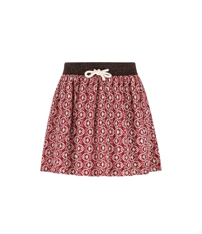 Like Flo winter mesh rok meisjes - roze - Sascha - plisse