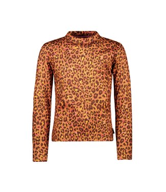 B.Nosy winter top meisjes - bruin - Toscha - print
