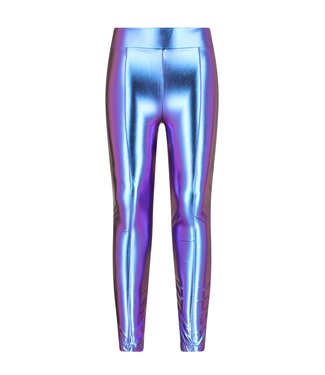 B.Nosy winter nep leren legging meisjes - paars - Luna