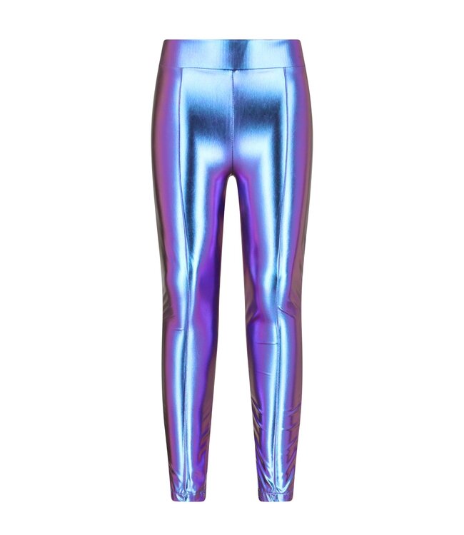 B.Nosy winter nep leren legging meisjes - paars - Luna